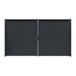 Ворота Эстет PE RAL 7024, 3.6*1.65 м Ворота Эстет PE RAL 7024, 3.6*1.65 м